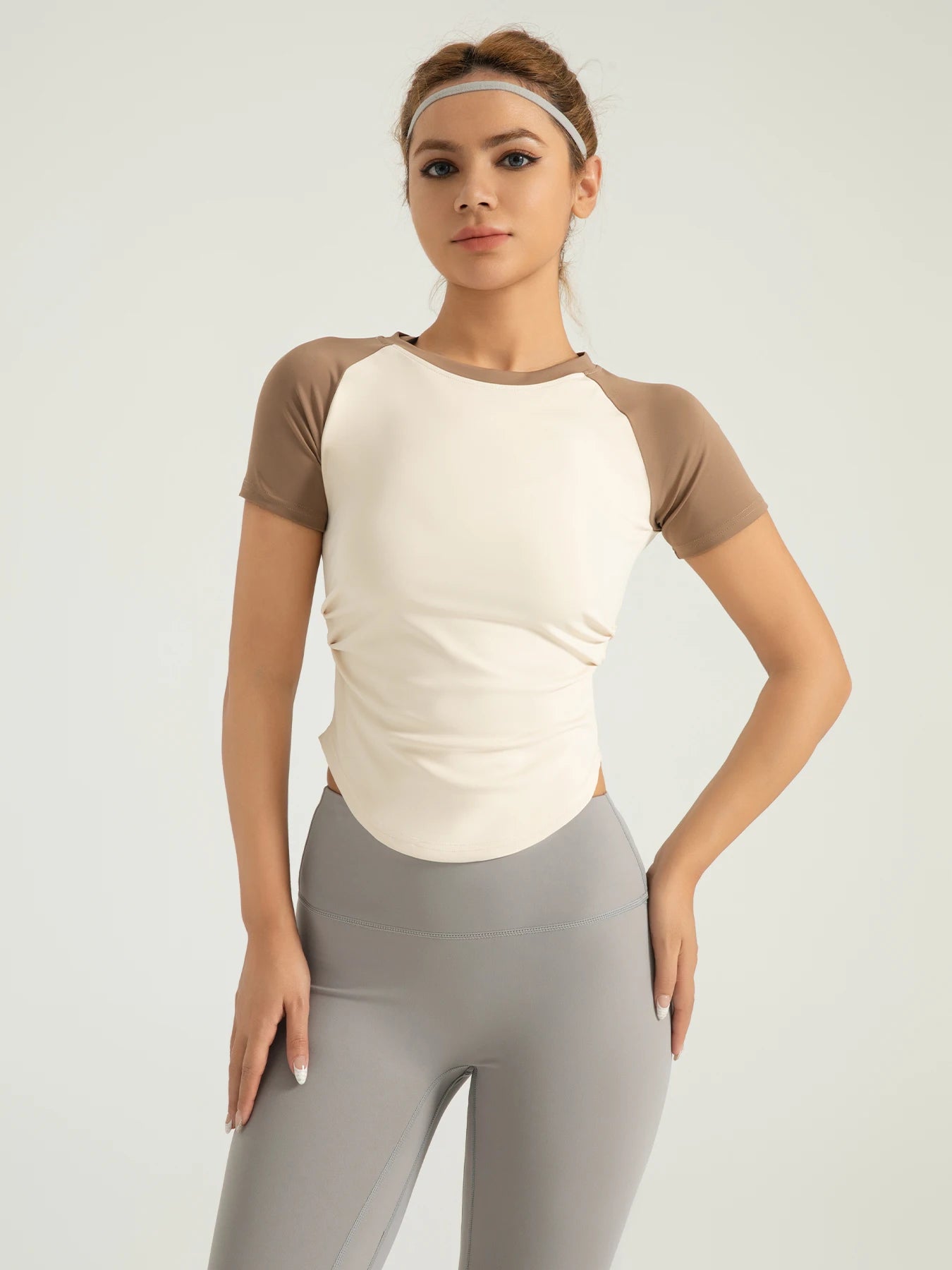 Women's Compression Fit Quick-Dry Yoga Running Tee | Athletic Short Sleeve T-Shirt | Sportswear Workout Top | Breathable Gym Shi